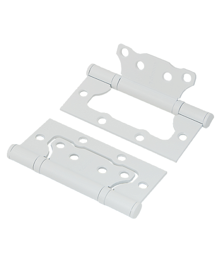 Накладные петли бабочки Петля накладная TANDOOR TD100-2S steel (100*75*2,5) WHITE 